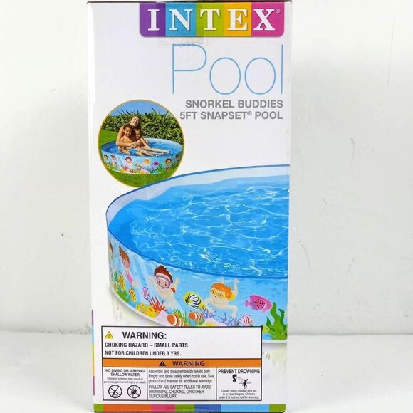 INTEX Snorkel Buddies 5ft Snapset Pool Wading With Repair Patch - Picture 1 of 7